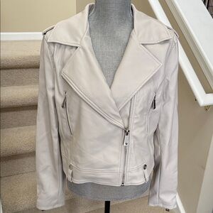 Guess- Faux Leather Hedi Women’s Moto Jacket. Size L.